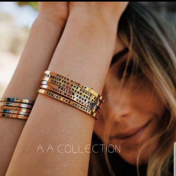 Bracelet bangles thin dainty - SILVER - Picture 2 of 8